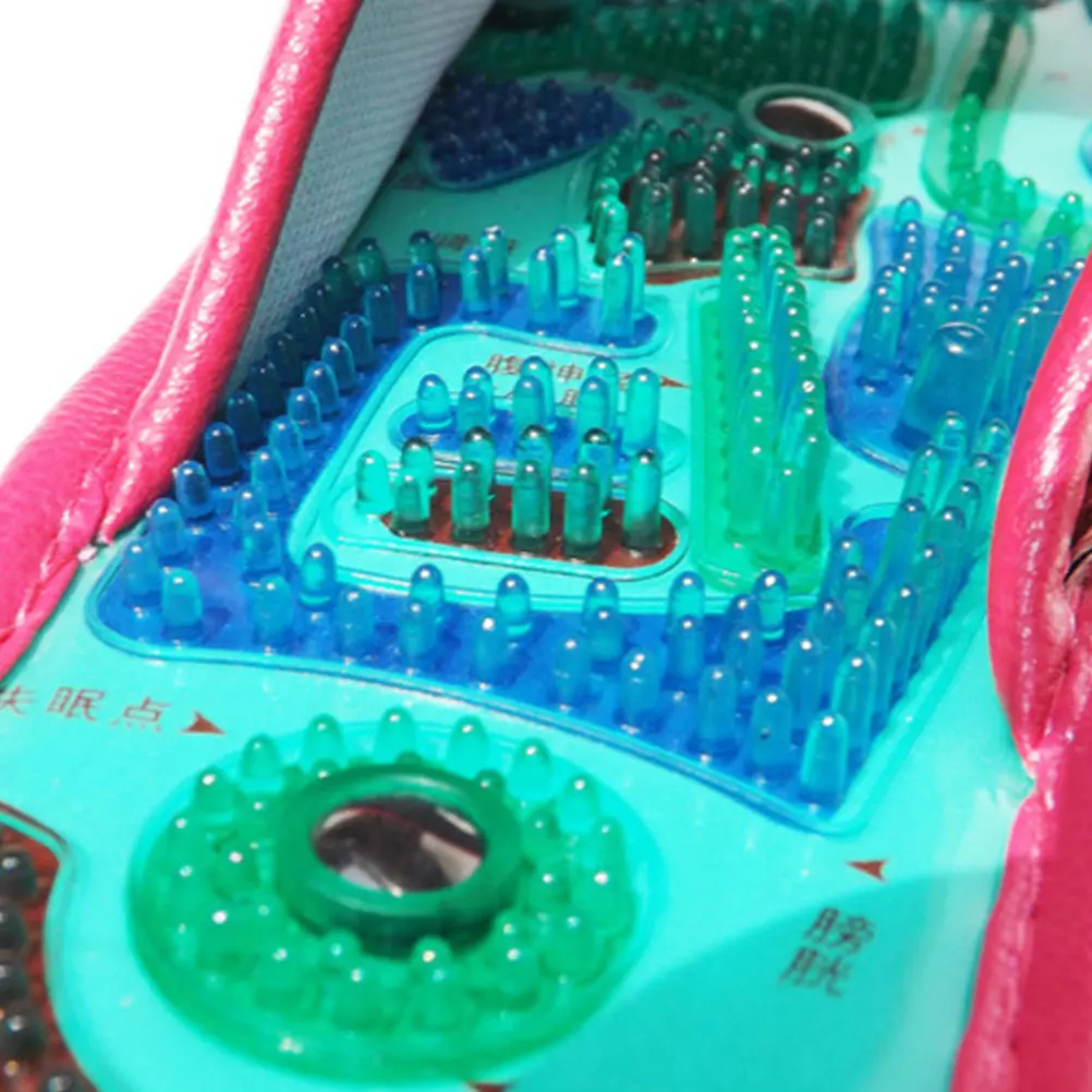 

1Pair Man and Woman Massage Slippers Lightweight Comfortable Anti-Skid Hollow Toe Design Improve Sleep Quality