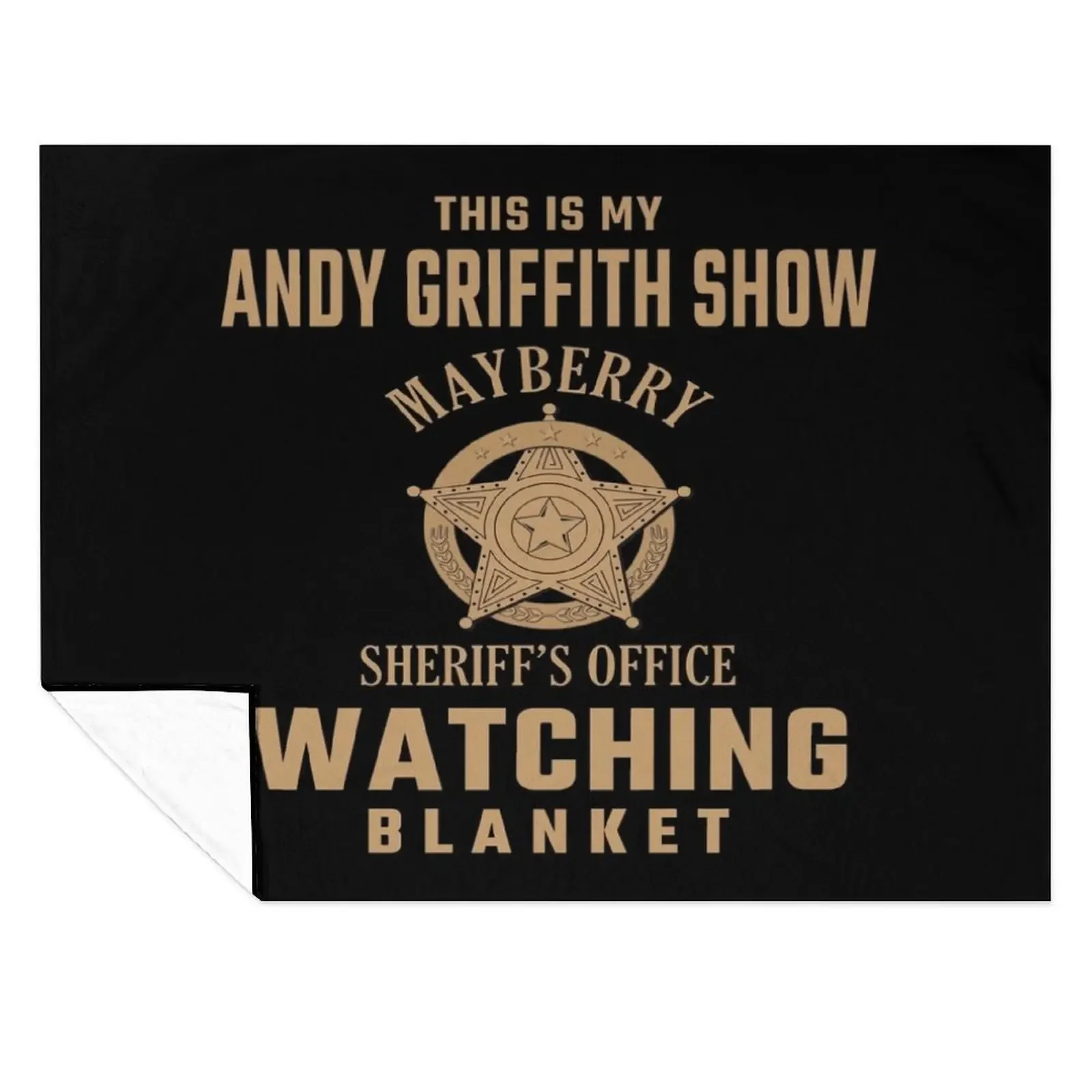 

This Is My Andy Griffith Show Watching Blanket Funny Retro TV Throw Blanket heavy to sleep Softest wednesday Kid'S Blankets