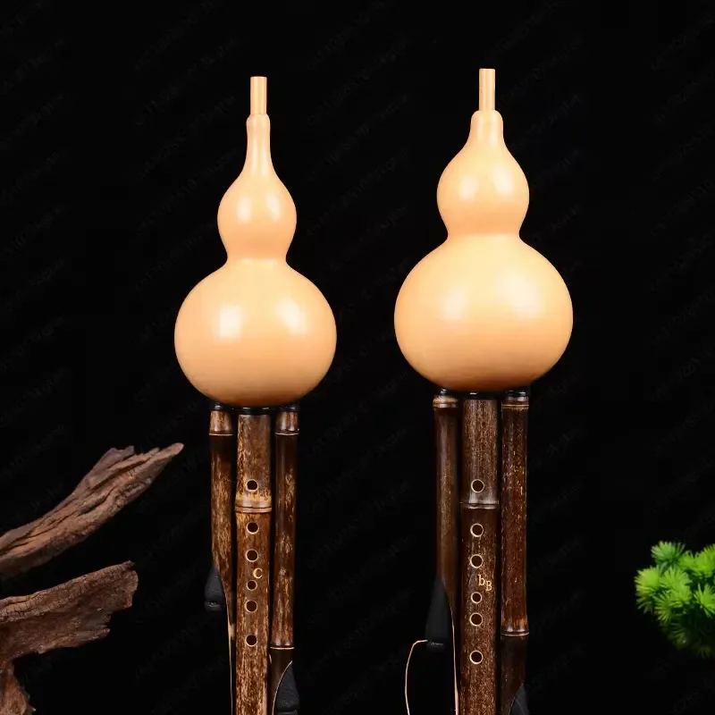 for National musical instrument gourd silk purple bamboo performance grade free packaging box performance type