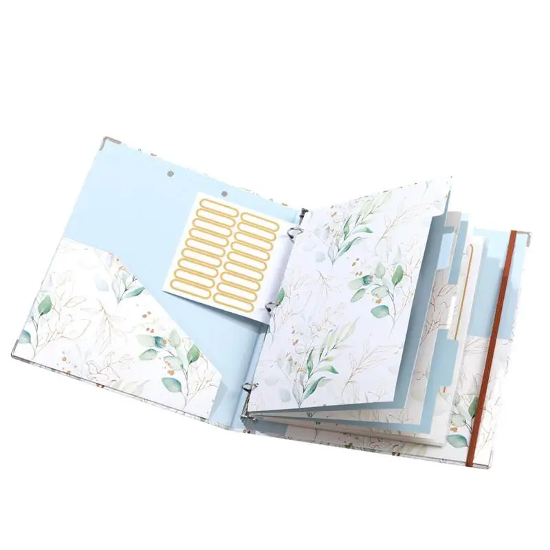 

Binder Dividers With Tabs 3Ring File Folders Non-Stick View Binder Letter Size Refillable Office Supplies With Divider School