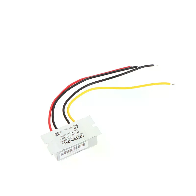 1Pc 24V To 12V 5A DC Step Down Converter Voltage Regulator Reducer Module Power Supply For Led Light Car Truck Boat