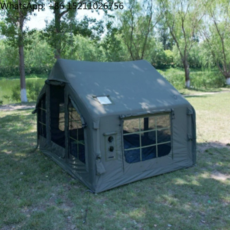 

Надувная палатка для кемпинга на открытом воздухе, 9 квадратных метров, портативная 600D ткань Оксфорд, роскошная палатка для кемпинга и дома