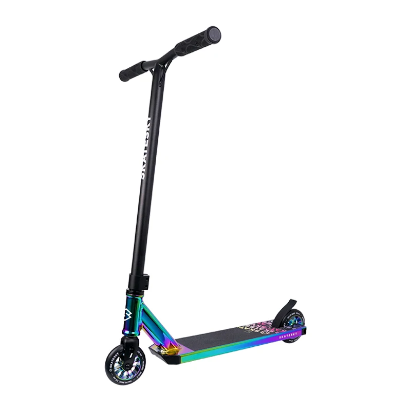 Factory Freestyle Complete Aluminum Adult Freestyle Kick Stunt Scooter for adults Professional extrem  scooter 110mm  big wheels