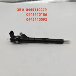 High quality New 0445110279 0445110186 0445110092  Fuel Injector 33800-4A100 For HYUNDAI H1 (STAREX) / KIA SORENTO 2.5 CRDi