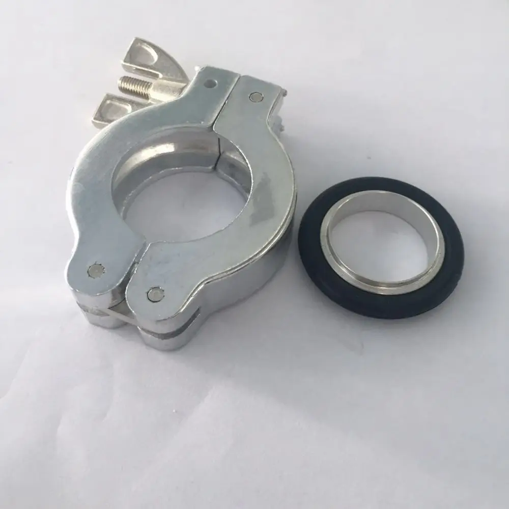 1 szt. KF10 KF16 KF25 próżniowa pompa zaciskowa z częściami O-ringi aluminiowy kątownik — zdjęcie 5