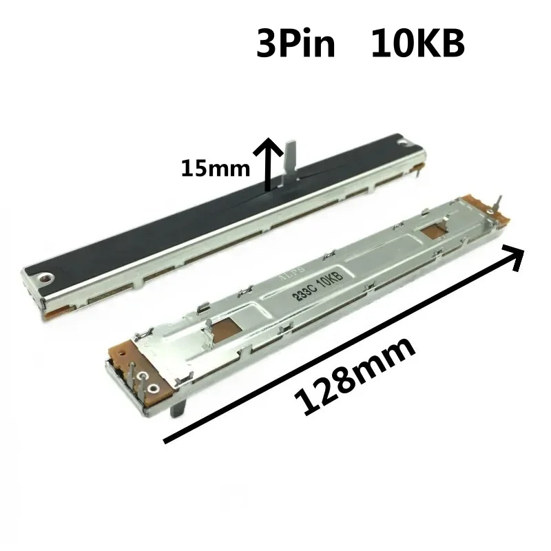 1 pz, potenziometro a slittamento dritto, 10KB,3Pin,DCV1013, putter velocità lettore disco, CDJ-TOUR1 DDJ-FLX10 DDJ-REV7 XDJ-XZ XZN XZW DJV-1000