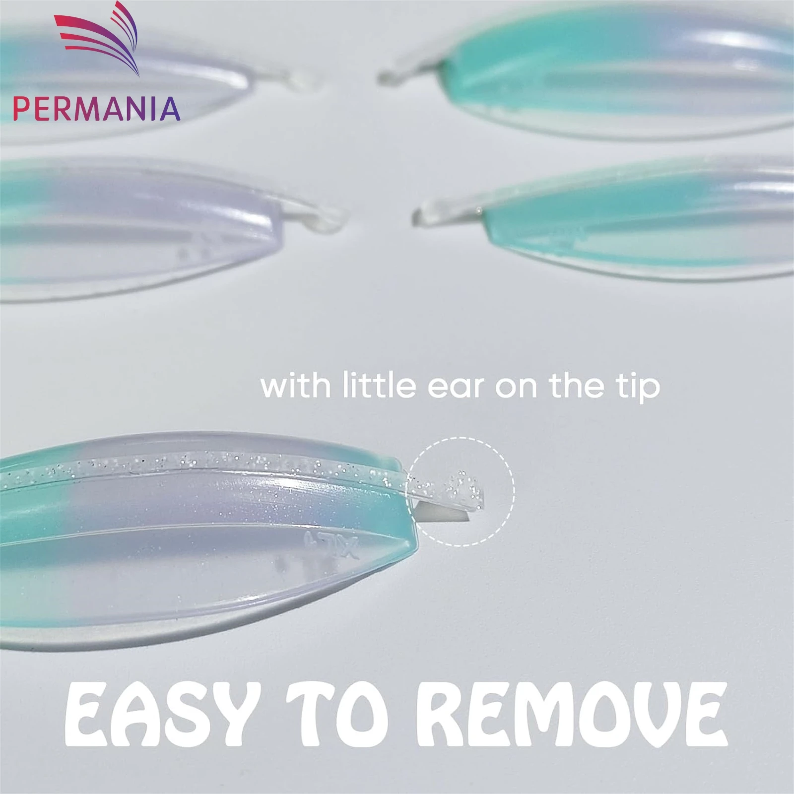 PERMANIA-Cinta de silicona reutilizable para permanente de pestañas, cinta para levantar pestañas, rodillo de cuerda, rodillos de laminación de pestañas, herramienta de maquillaje compensadora