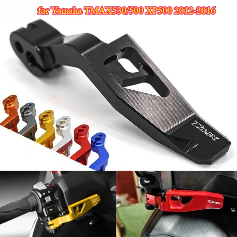 

Modification parts for Yamaha TMAX530/500 XP500 2012-2016: Brake lever, parking handbrake lever, and handle.