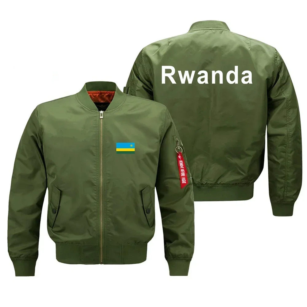 Funny Rwanda Military Flight Aviation Men Ma1 Bomber Jacket Outdoor Windproof Man Baseball Coats men clothing