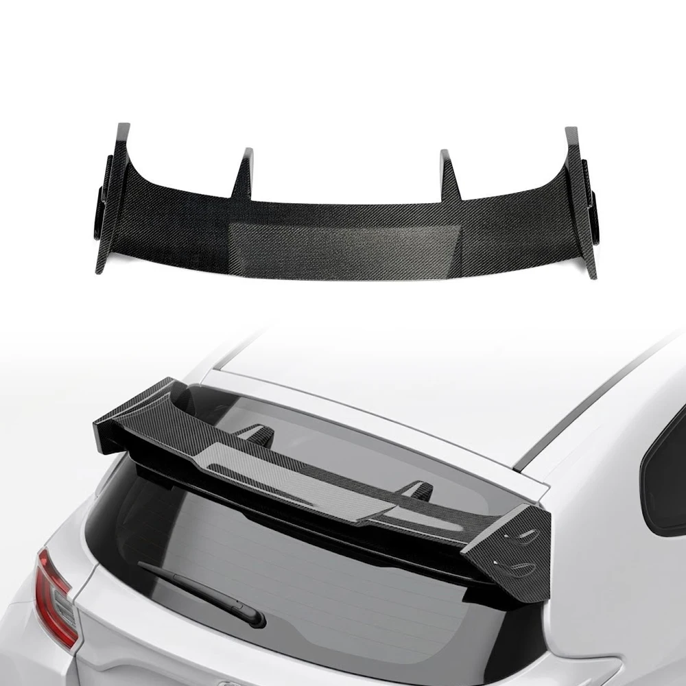 Full Carbon Fiber Roof Wing Spoiler for Toyota Yaris 2020 2021