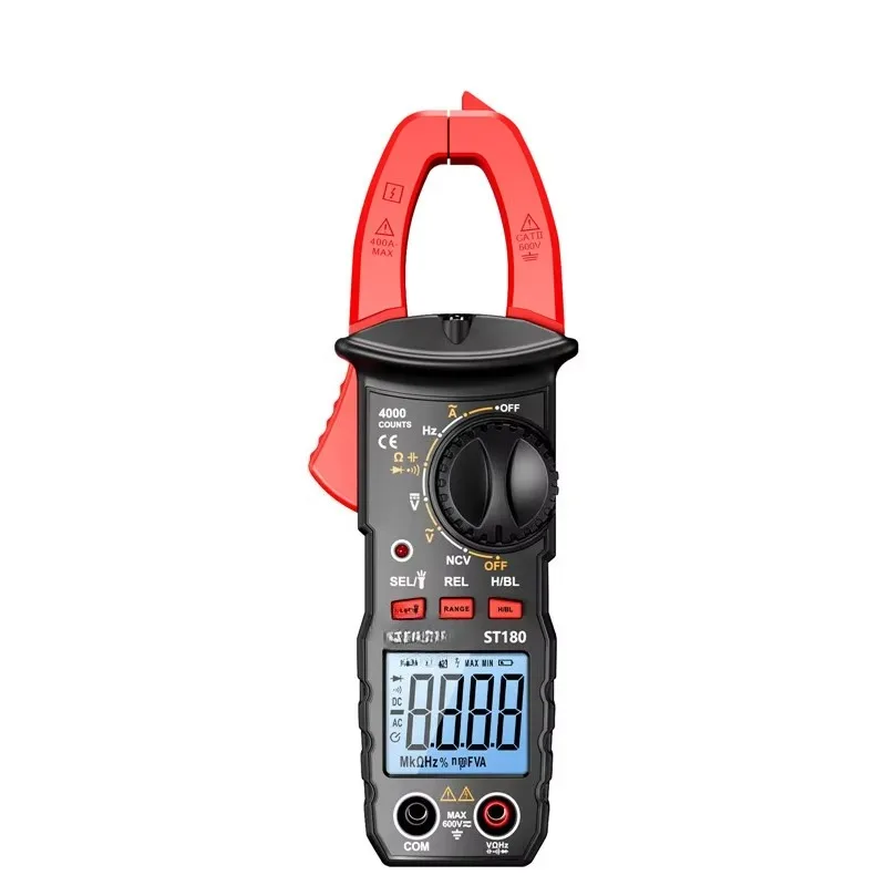 

Digital Display Clamp Multimeter Fully Automatic Intelligent Anti-burn AC DC Voltage Electrician Testing Meter