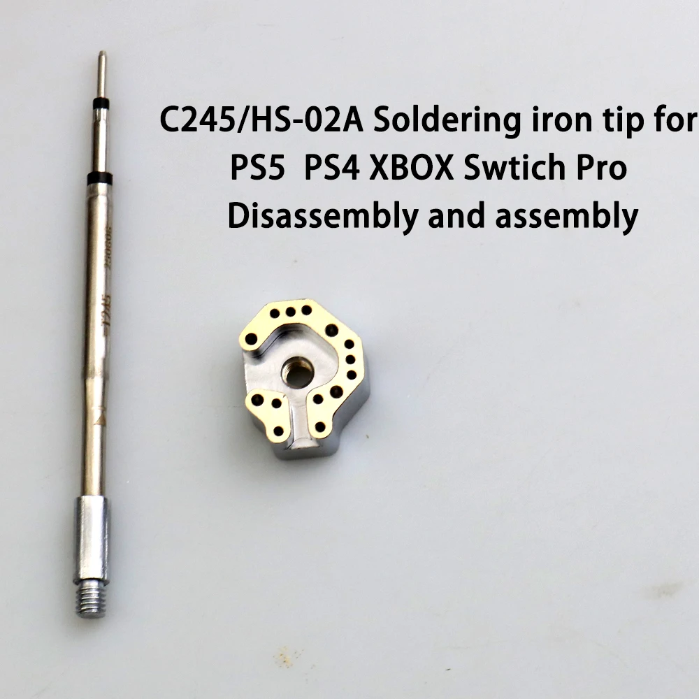 T12/C245/900M/936 عصا التحكم سبيكة لحام تلميح قالب التدفئة ل Xbox PS4 PS5 التبديل برو تحكم عصا التحكم أدوات التفكيك