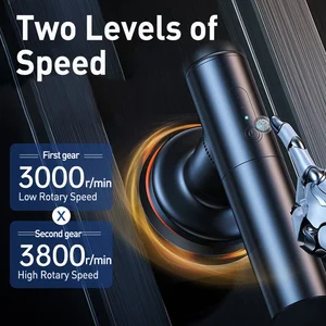 Baseus الكهربائية اللاسلكية سيارة تلميع آلة الشمع أداة تلميع قابل للتعديل سرعة اللاسلكية الذاتي تلميع آلة إزالة الشعر أعلى 8 مبيعات لآلة صنفرة السيارات الكهربائية - رقم 4