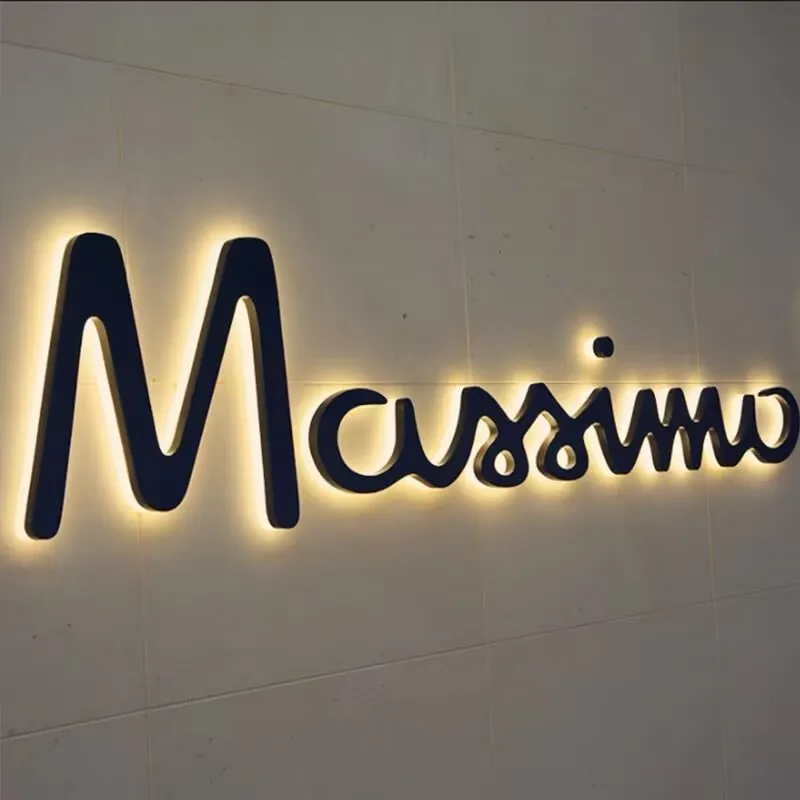 

Пользовательские 3d светодиодные вывески с подсветкой, вывеска магазина переднего магазина для бизнес-рекламы, уличная светодиодная вывеска с буквами