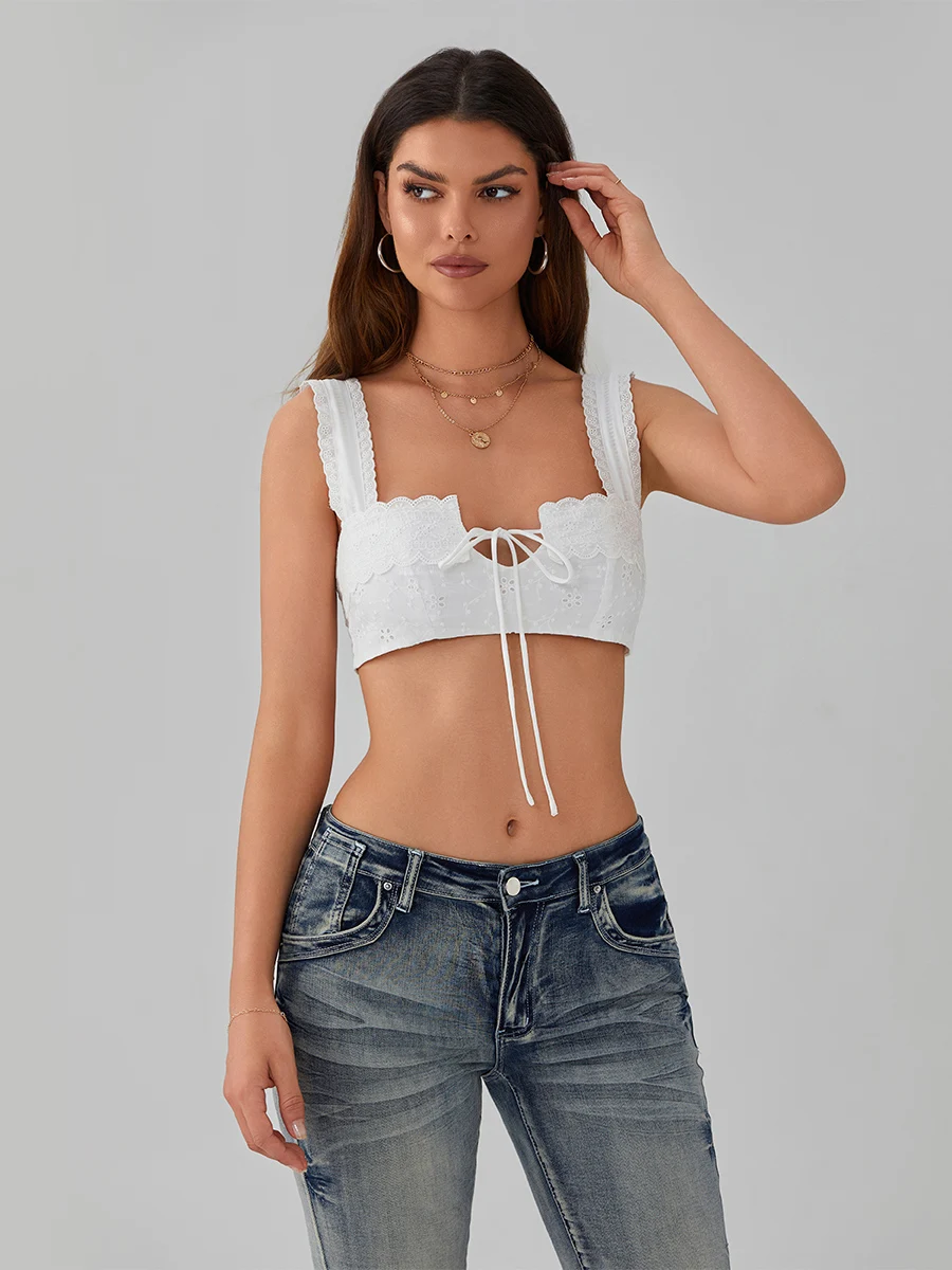 Кроп-майка женская на молнии спереди и сзади, укороченный топ без рукавов, Базовая рубашка, одежда в эстетике, уличная одежда, на лето