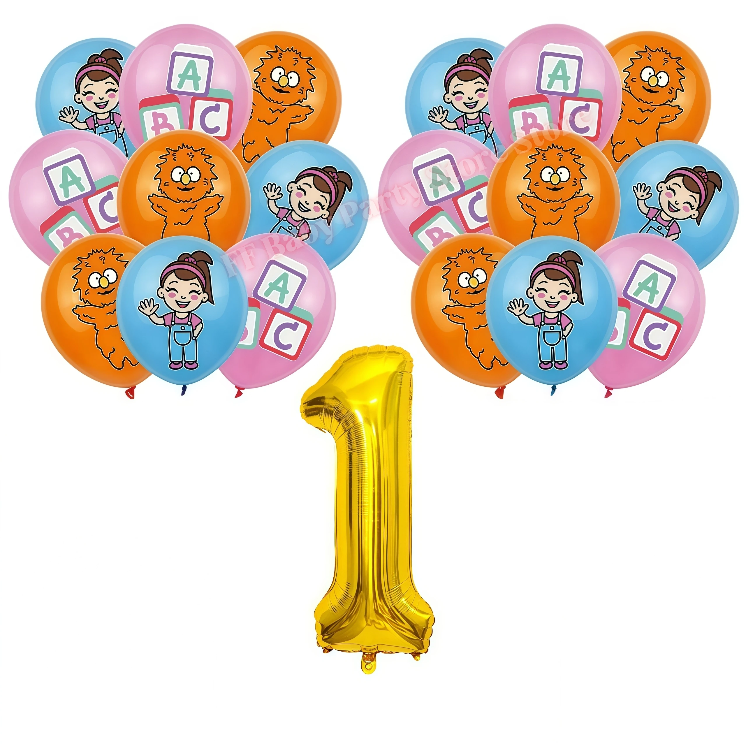 Neue Latzhose Geburtstagsparty-Tischdecke Frühpädagogik Kinderparty-Zubehör Englischlehrer Baby Badezimmer-Dekoration – Detail 18