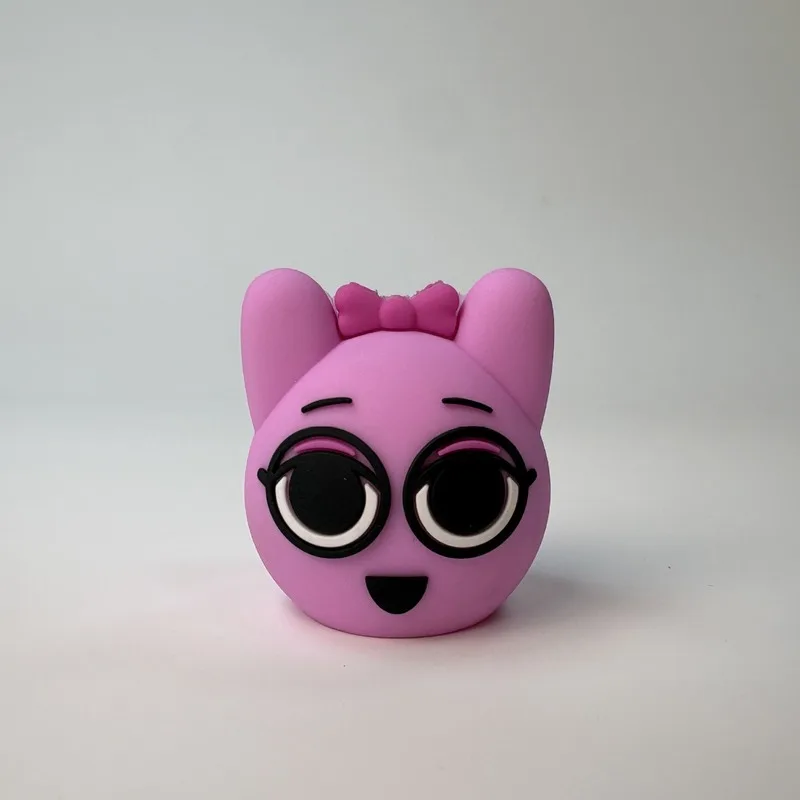 5pcs/Set Hot New Sprunki Sound Cartoon Figures Cute Speaker Soundbox Silicone Doll Mini Desktop Decor Music Game Model Toy Gifts view 5