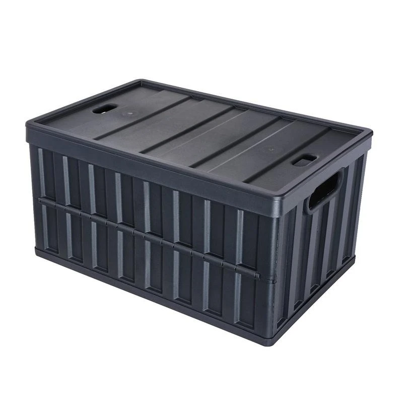 

Foldable Organization Containers 65L 3 Packs For Wardrobe Playroom Pantry, Stackable Plastic Utility Totes Side Handles Large Capacity Heavy Duty Boxes Clothes Toys Books Snack Shoes Grocery Storage