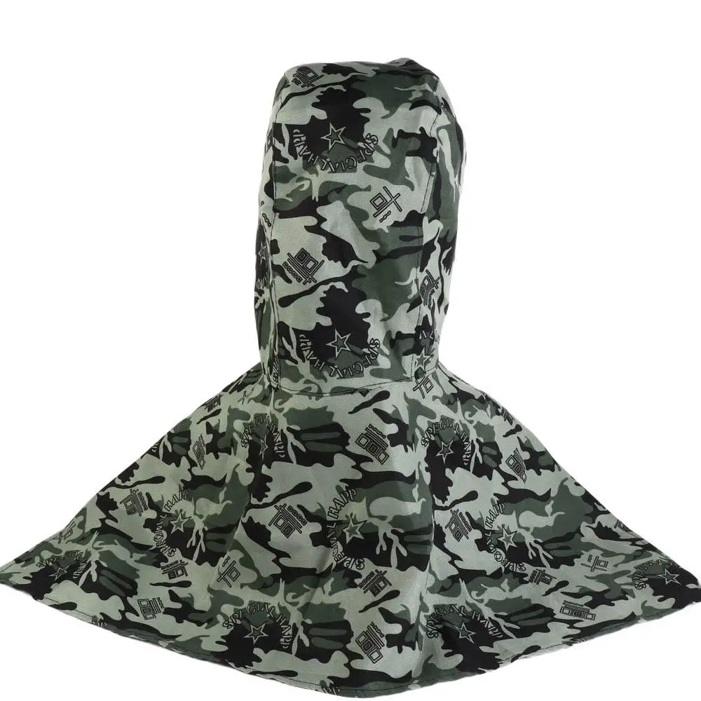Washable Full Protective Welding Hood Breathable Flame-Retardant Protective Welding Cap Reusable Splash-proof Welder Hat Welder