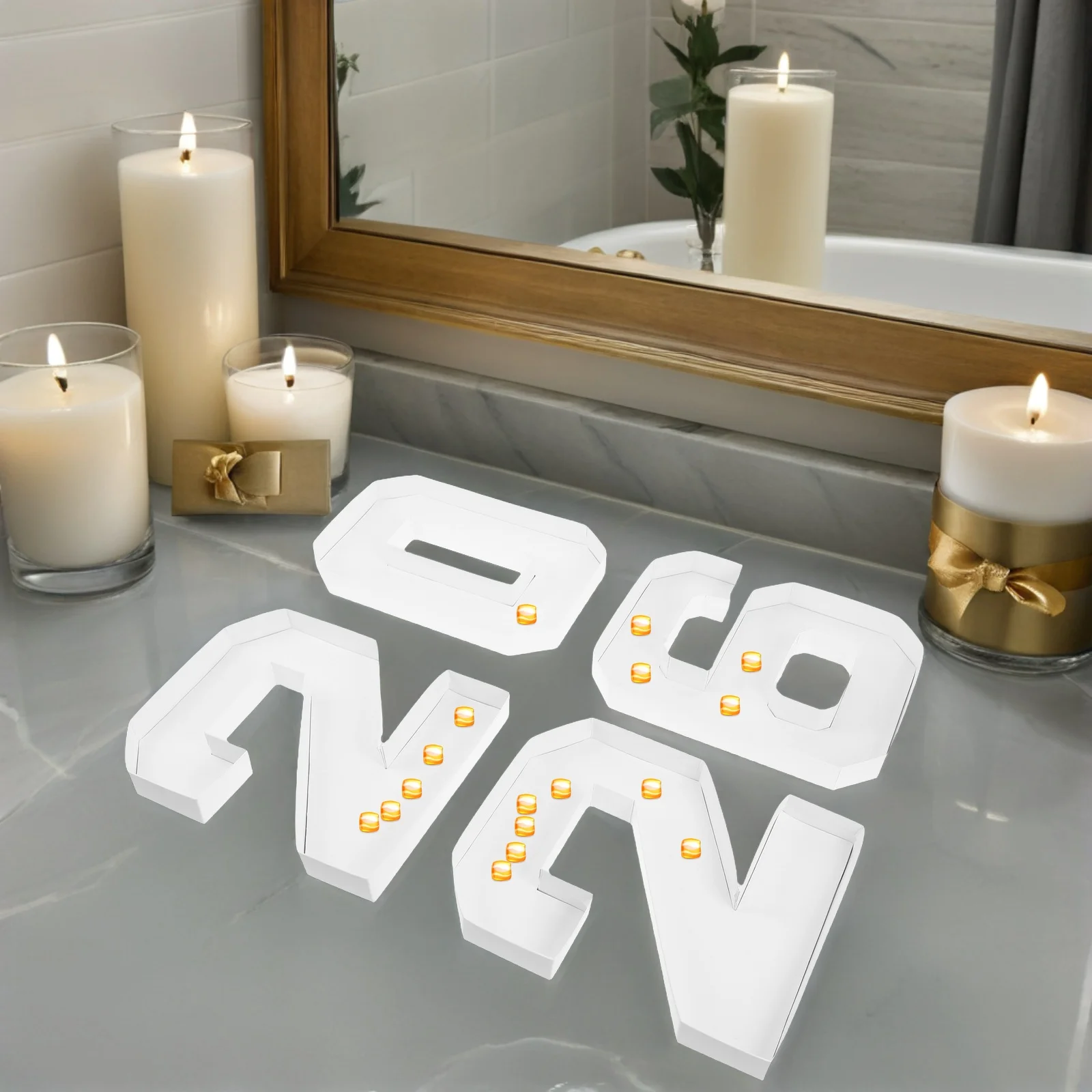 

Набор из 1 коробки для конфет с возможностью наполнения и подноса для еды с номером 2026 для сладостей и лакомств - бумажный контейнер-поднос для закусок на выпускной и Новый год