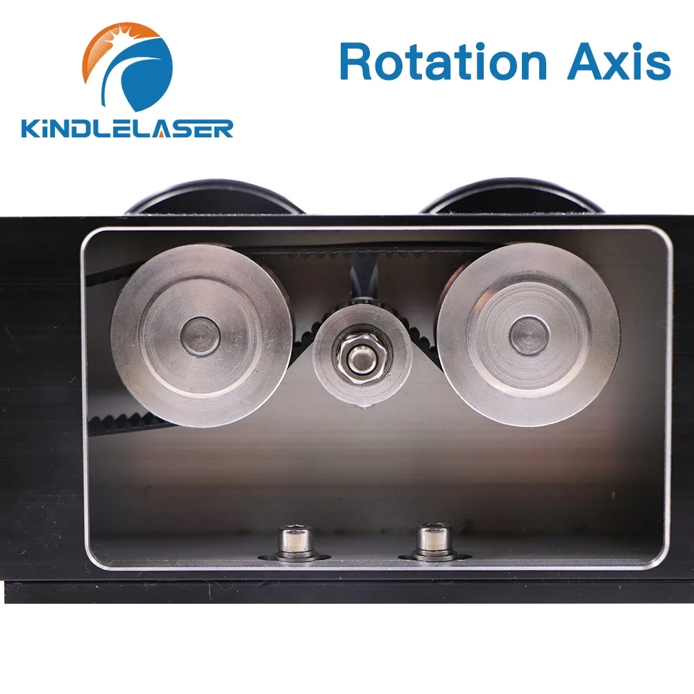 Rotary Axis Attachment, 4 Wheels Router Laser Rotary Attachment with 2-Phase Stepper Motor for CO2 Rotate Engraving Machine