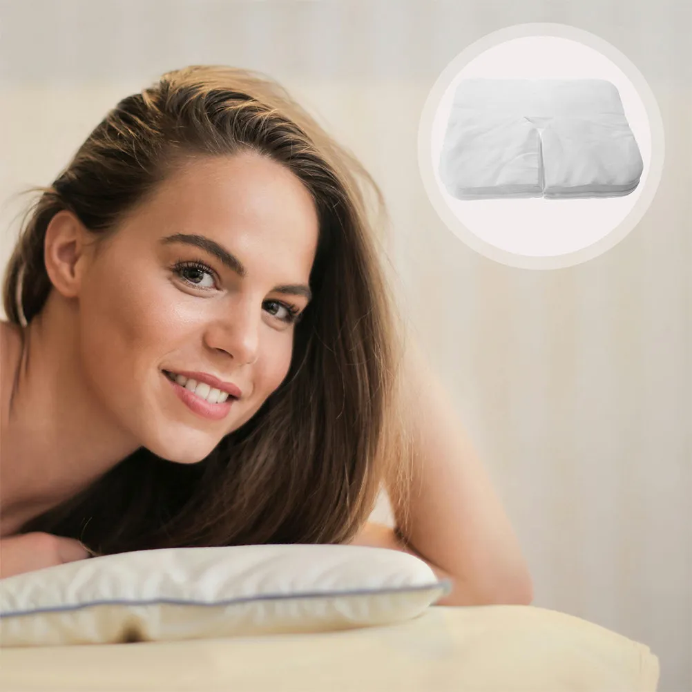 150 draps jetables pour repose-tête de table de massage, non tissés, doux et respirants, pour spas et salons de beauté