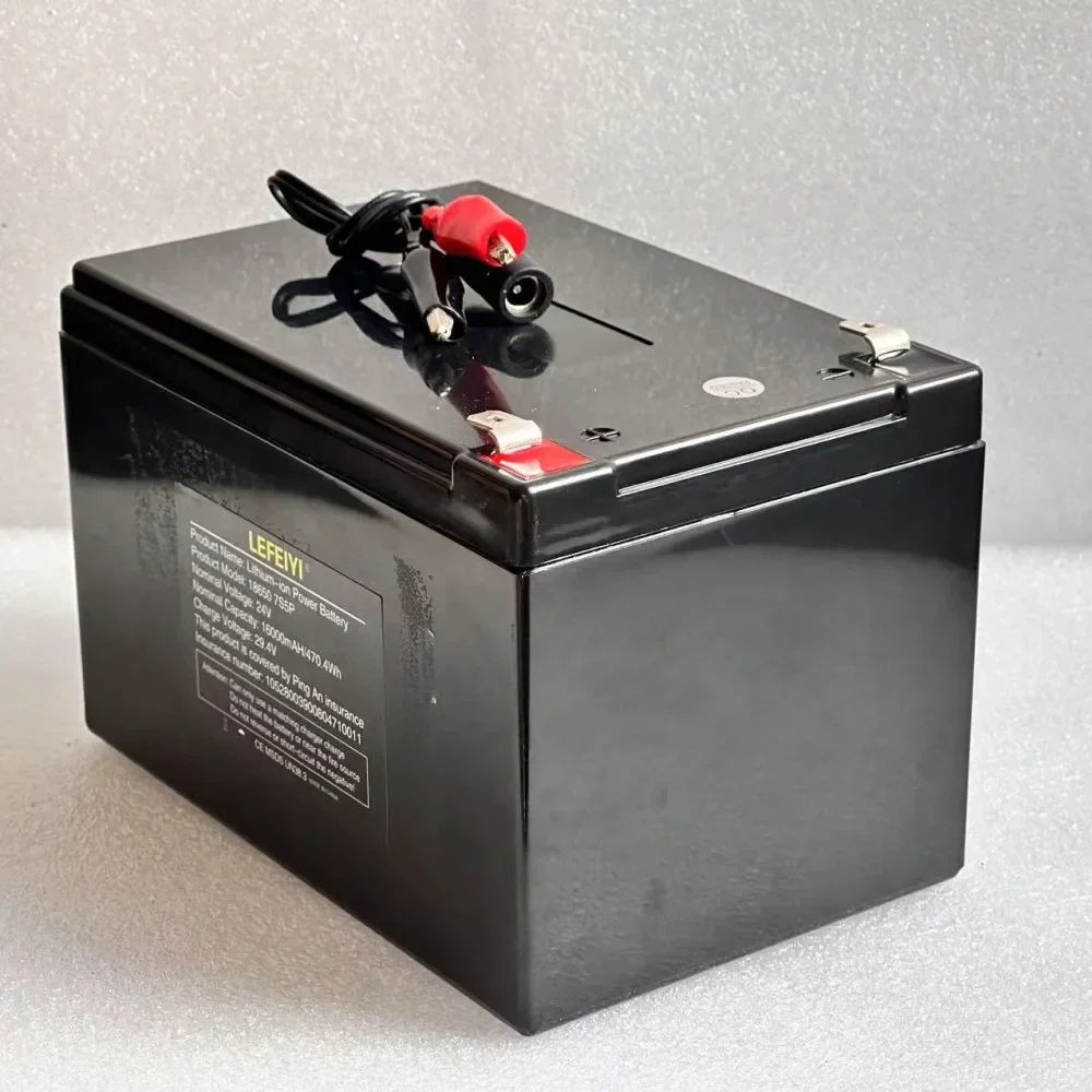 Bateria litowa 24 V 7S5P 29,4 V 16000 mAh o dużej mocy z baterią BMS.