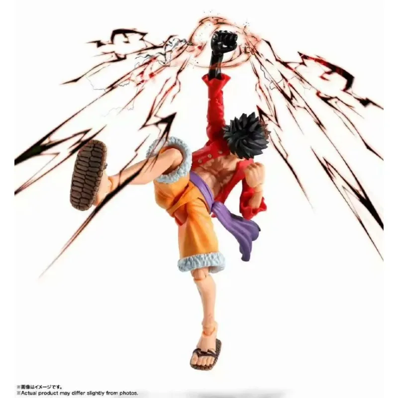Bandai S.H.Figuarts One Piece Monkey D. Luffy, La incursión en Onigashima, edición limitada de ONE PIECE BASE SHOP. Figura de acción de anime