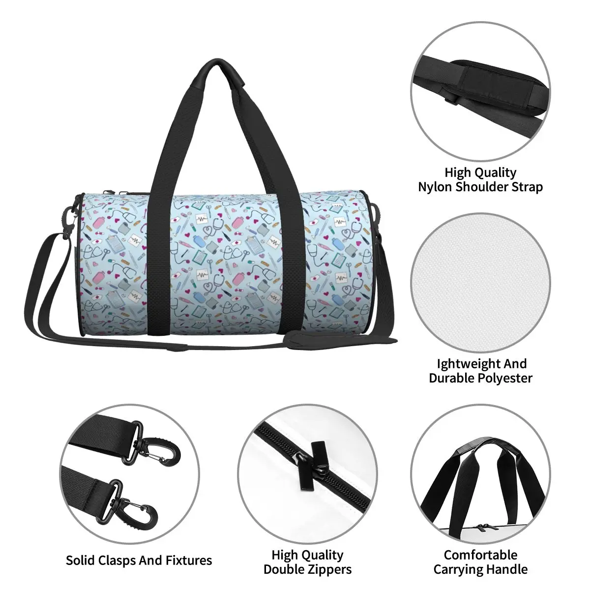 Enfermera En Apuros, bolsas deportivas para médico y enfermera, equipaje, bolsa de gimnasio, bolsos grandes Vintage, diseño masculino y femenino, bolsa de Fitness impermeable