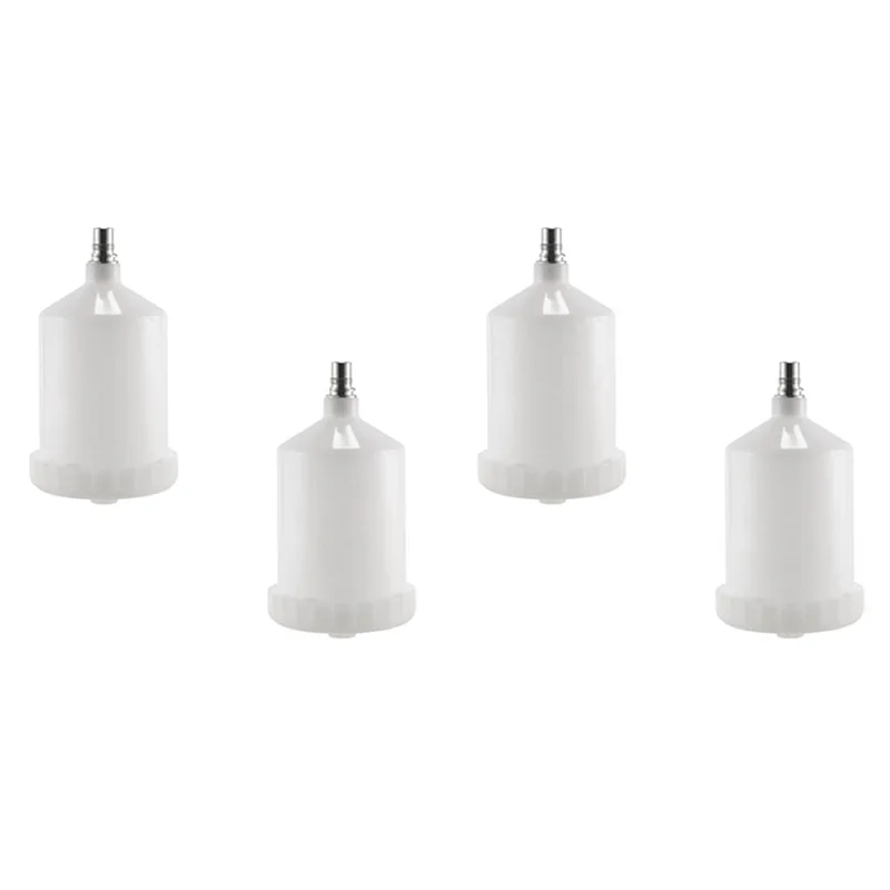 

4 шт. 600 мл пластиковый горшок для краски Hvlp для распылителя Sata, разъем для чашки, струйный распылитель краски