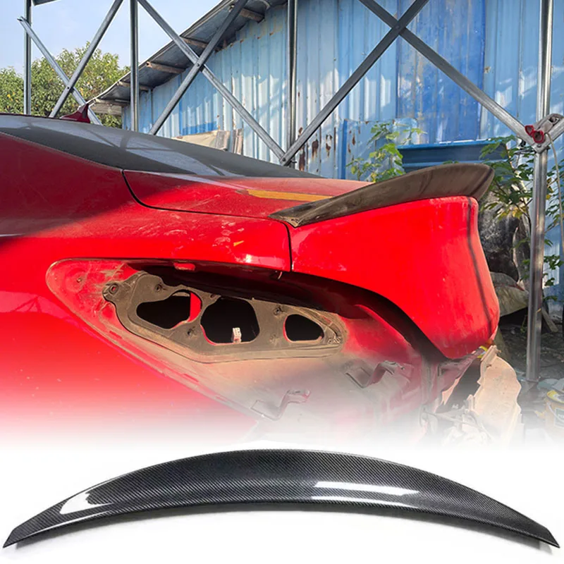 ل 2009-2015 هيونداي جينيسيس كوبيه ألياف الكربون الخلفي المفسد HK نمط الأمتعة مقصورة غطاء الجناح الخلفي اكسسوارات طقم الجسم #5