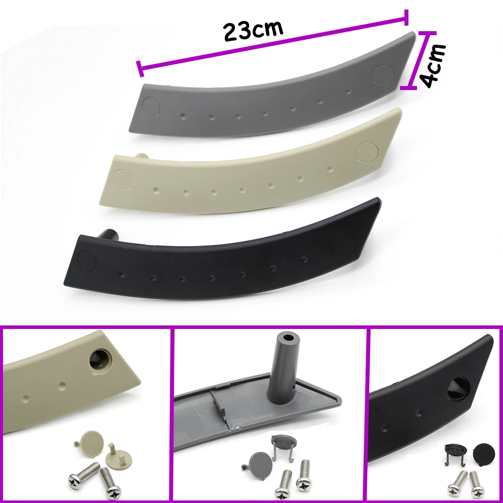 LHD RHD Car Interior Left Right Door Pull Handle Protective Cover Panel Replacement For Volkswagen VW Beetle 2000-2010 1C0867171