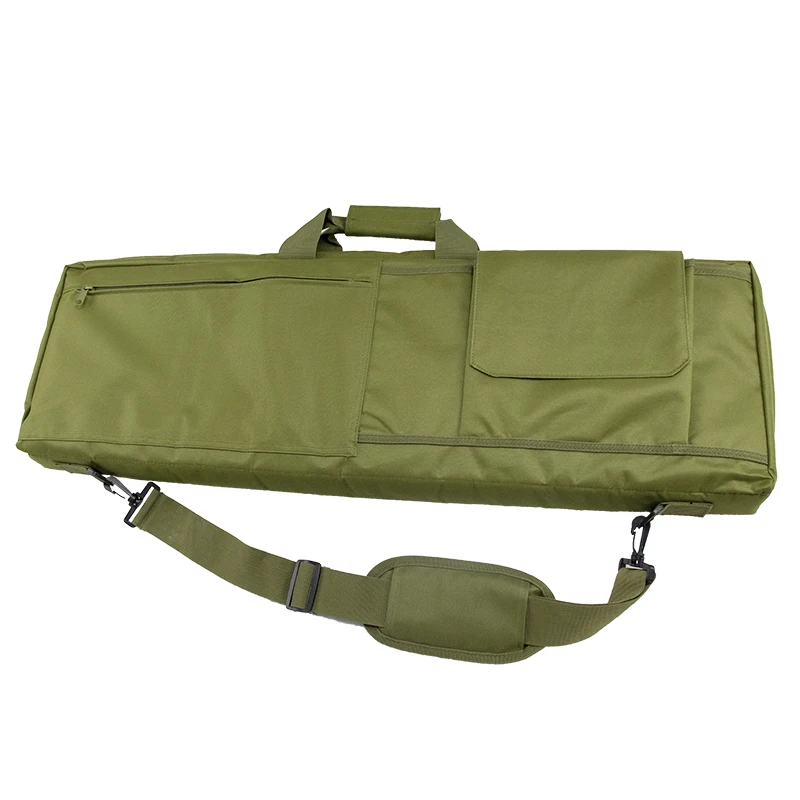 Outdoor Sports Tactical Rifle Bag 85cm 100cm Rifle Air Gun Leather Case Hunting Shooting Color Bullet Equipment Gun Shoulder Bag