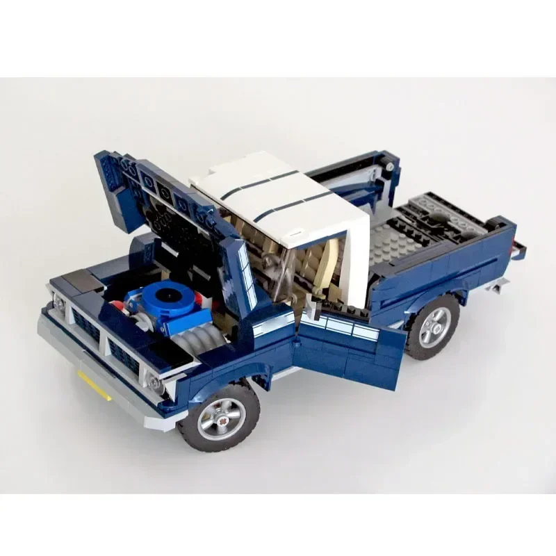 

MOC-30410Новый грузовой транспортный пикап, строительные блоки, модель1154 деталей MOC, креативные строительные блоки для мальчиков и детей на день рождения, игрушки, подарки