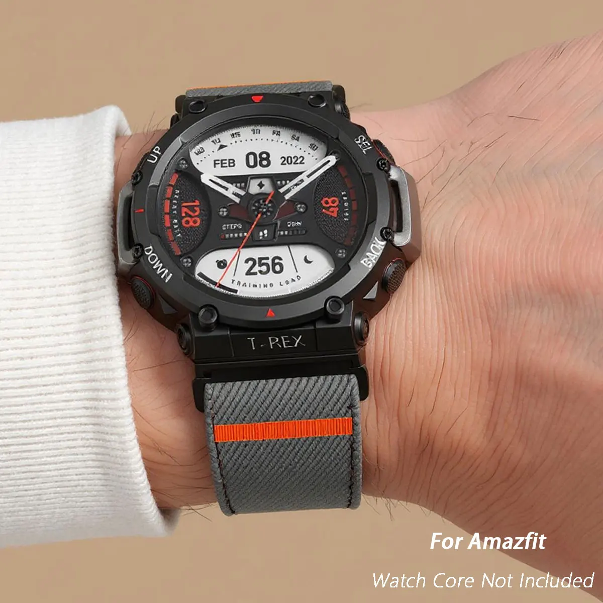 Nylon-Schlaufenarmband für Huami Amazfit T-REX 3/2/1 Smartwatch-Armband Damen Herren Armband für Huami Amazfit T-Rex 3 Pro 48mm 44mm