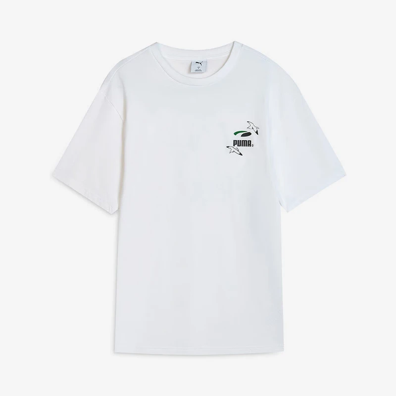 

Puma Genuine 2025 Summer Unisex Minimalist Pattern Breathable T-Shirt 631253-02