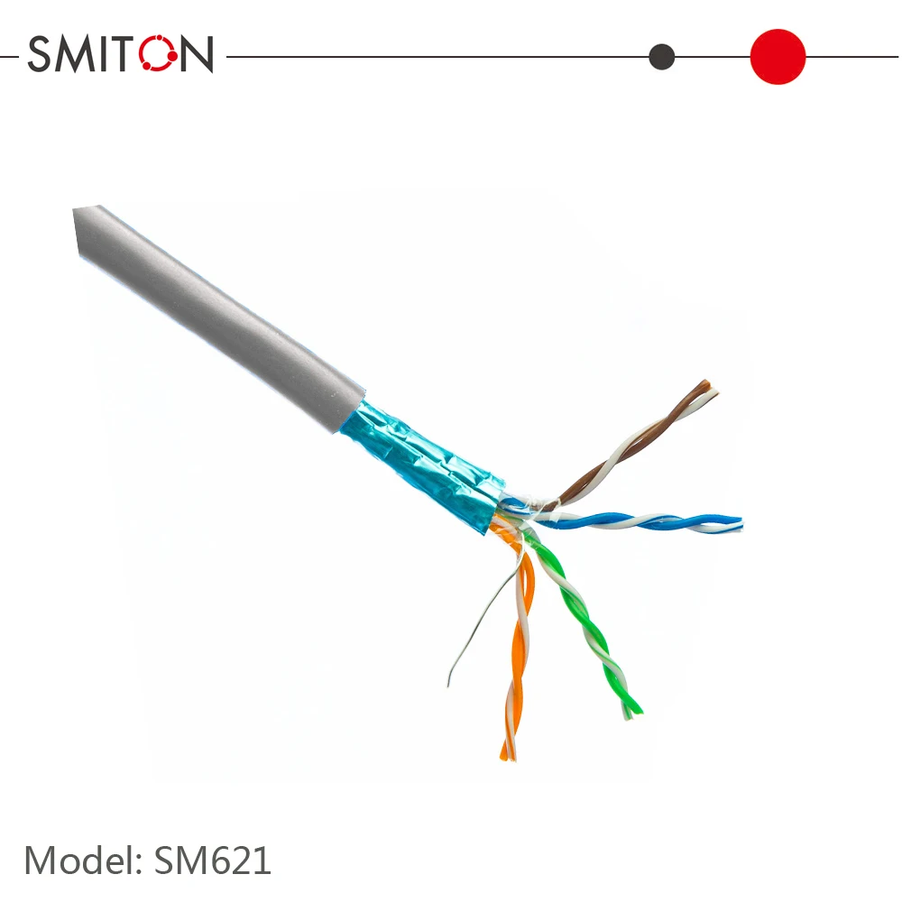 24Awg Cat5 Network Cable 305M Per Box CCA Shield Cat5E Lan Cable