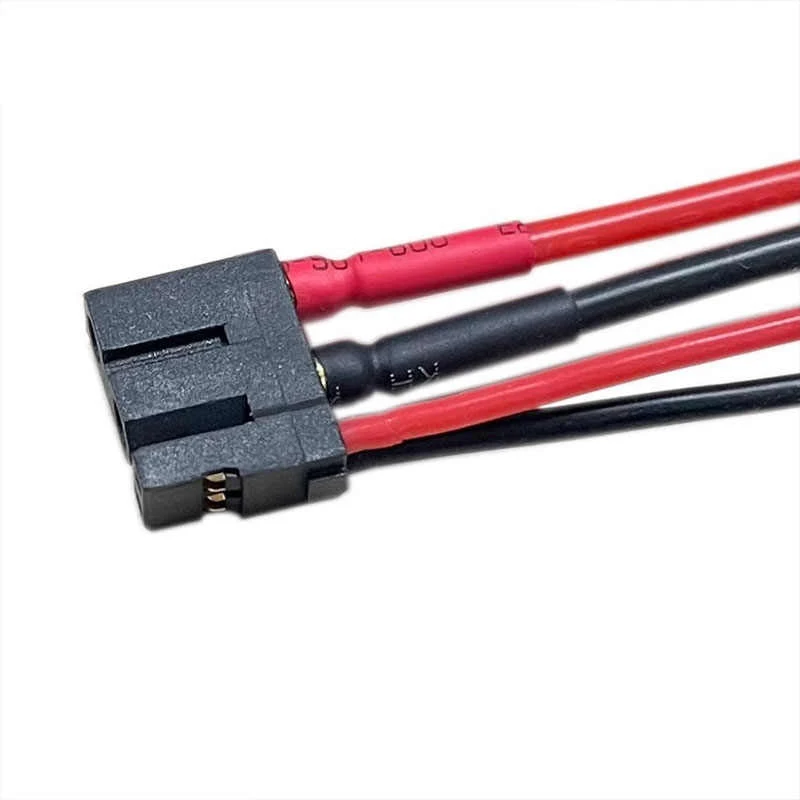 20A XT30U (2+2) Connector Wire Gold-plated XT30 2+2-F Battery Power Plug with Signal Cable Dual Head Extension Wire 0.1-2M Line