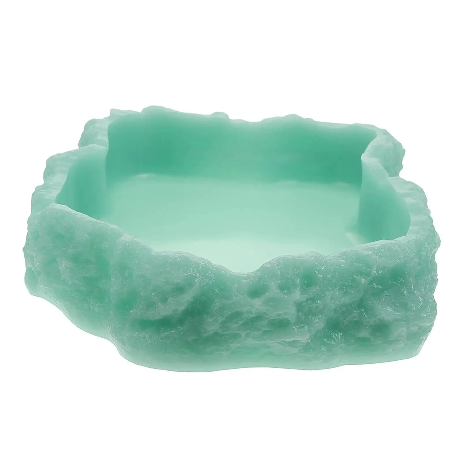 Luminous Reptile Bowl Feeding Plate Small Terrarium Bowls Tortoise Feeder for Hamster Bearded Dragon Snake Scorpion Leopard