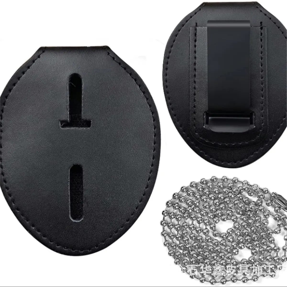 

ID Card Badge Holder Versatile Police Badge Holder Belt Clip Protective Card Sleeve Protective Holder for Outdoor