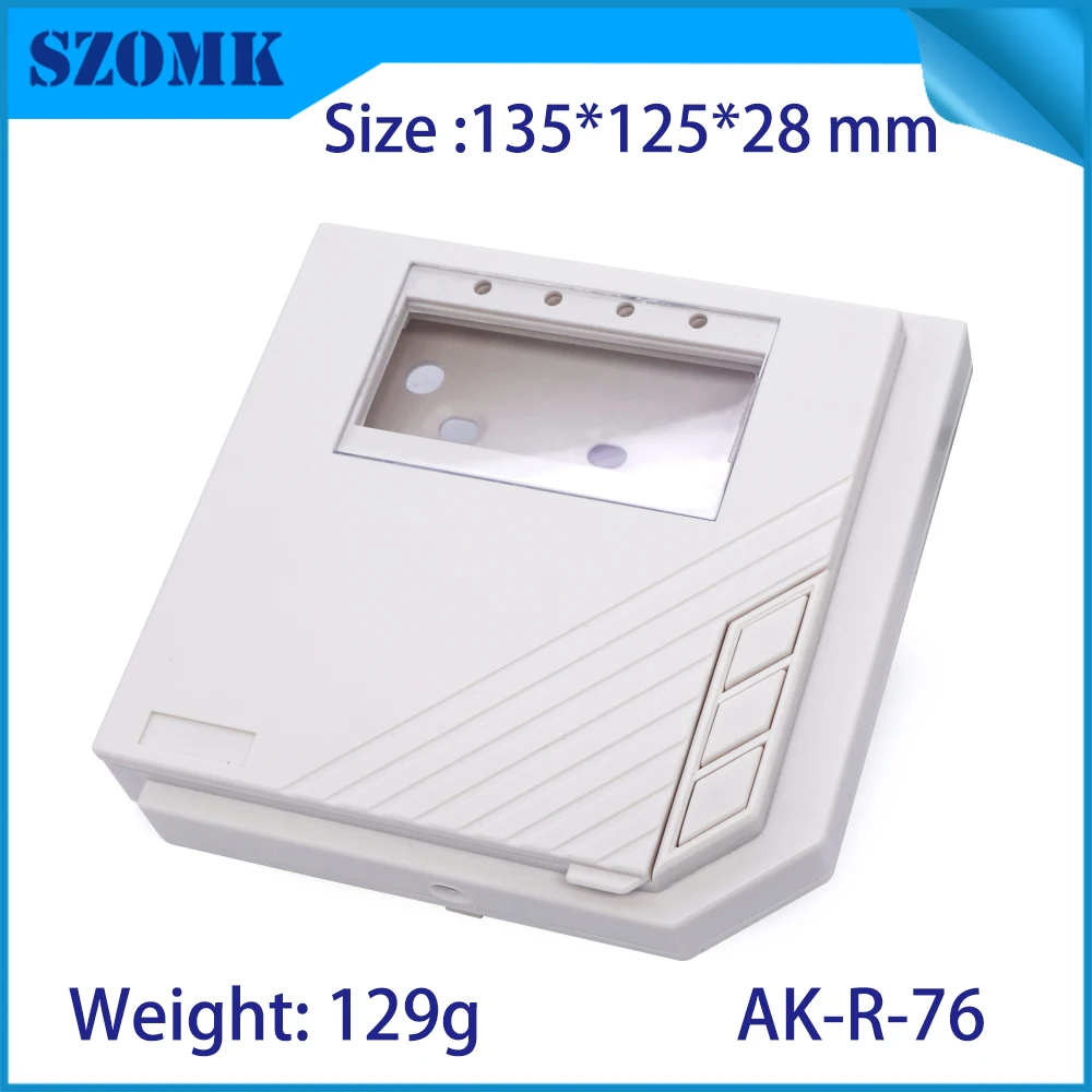 1Piece wireless burglar alarm control panel 28*125*135 mm 1.1*4.9*5.3 inch plastic electronics enclosure plastic abs enclosure