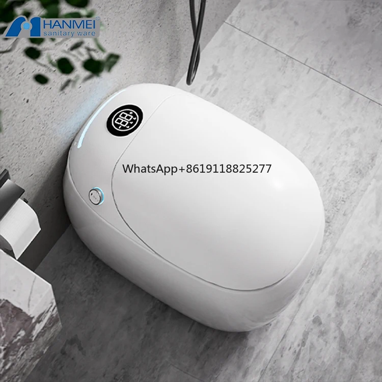 

Egg Shape Toilet One Piece Ceramic Short Tank Advance Smart Toilet Tankless Toilets Automatic Water Closet