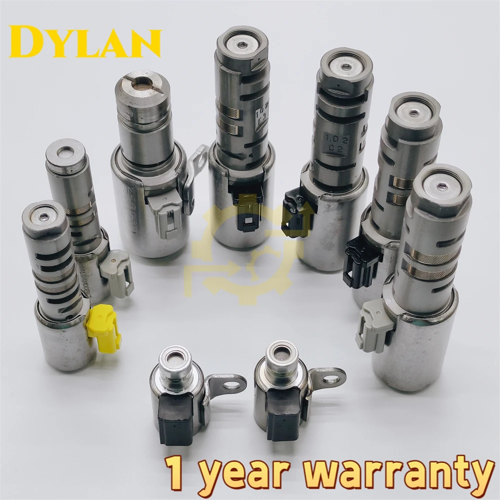 9 Pcs Original TF71 TF71SC Automatic Transmission 1 Set Solenoid Valve For Peugeot Citroen Volvo TF71