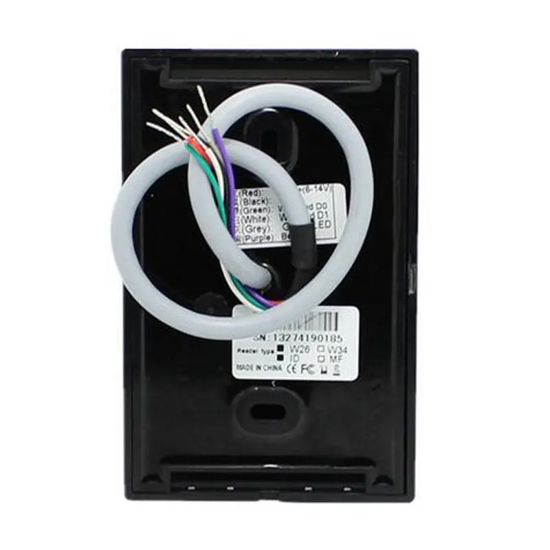 5pcs 13.56mhz Card Reader Red Green Color Lights Work With Door Access Control Card Reader Wiegand34 Reader Sn:KR600M