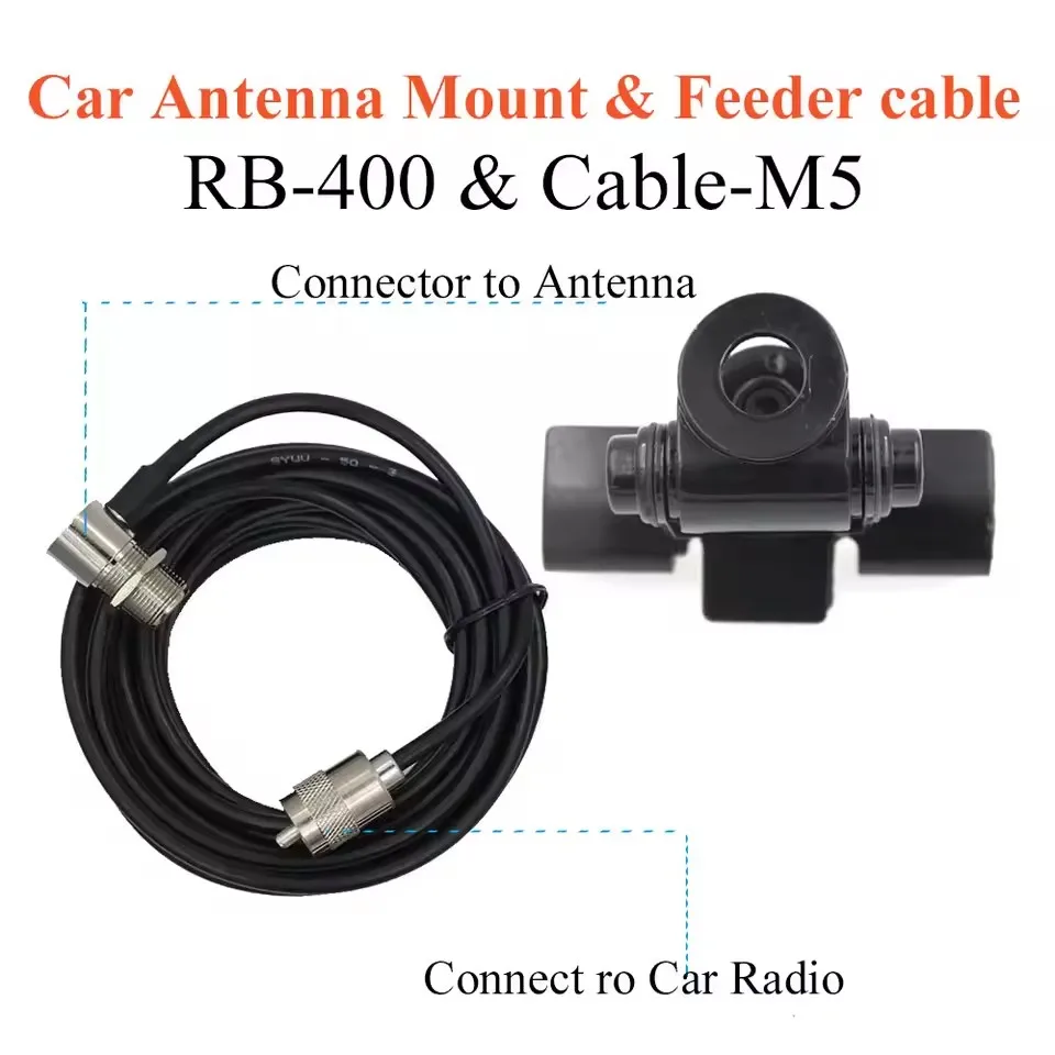 Mobile Radio Quad Band Antenna 144/220/350/440MHz for QYT KT-7900D Car Walkie Talkie ANT-7900D Mobile Antenna