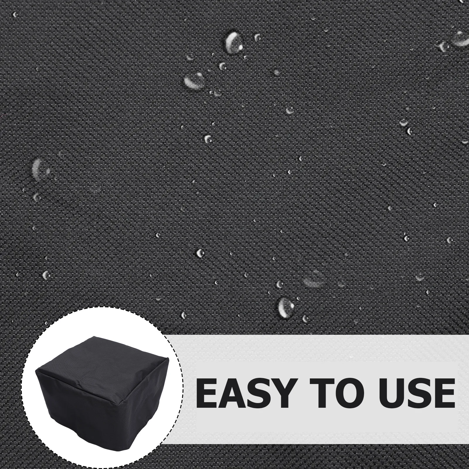 

1pc Waterproof Projector Dust Proof Protector Foldable Black Cover For Equipment Household Appliances Protection