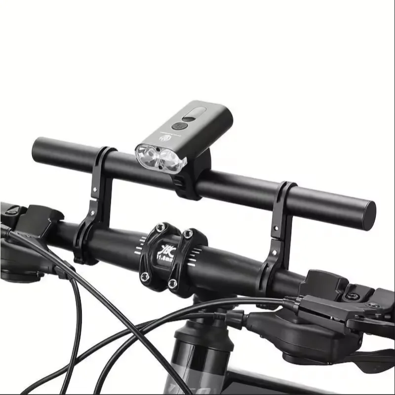 Durable Aluminum Alloy Motorcycle Extension Frame with Light and Computer Bracket - Multifunctional Riding Equipment