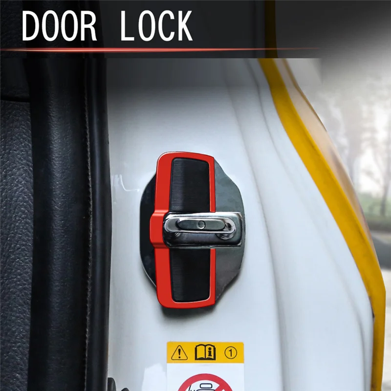 

H5-4Set Car TRD Door Stabilizer Door Lock Protector Latches Stopper Covers For Toyota All Series Land Cruiser Alphard Parts