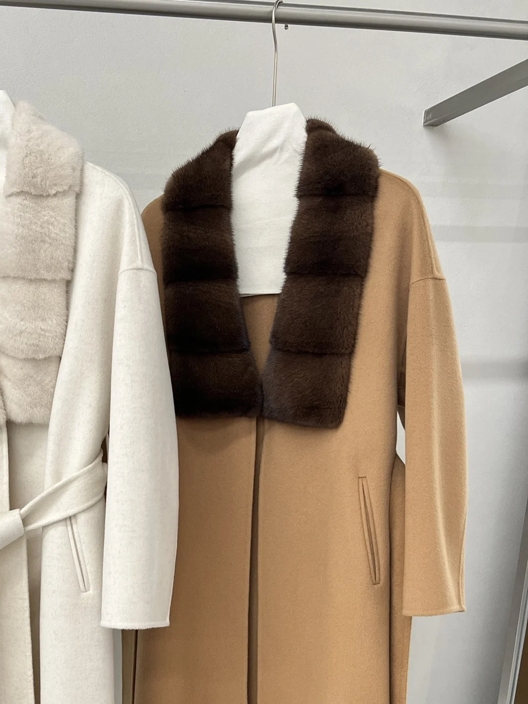 Women'S High-Quality Cashmere Coat (Sizes S/M) – Autumn/Winter 2026 Fabric: High-Count Blend (10% Cashmere, 90% Wool)