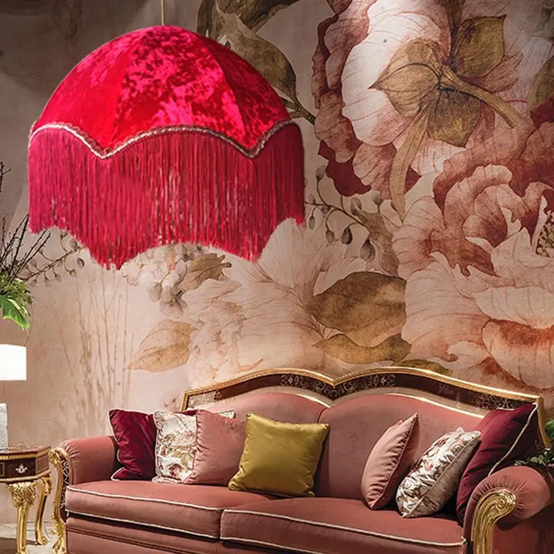NEW Bedroom Bedside Pendant Light Medieval French Retro American Nanyang Style Restaurant Bar Hanging